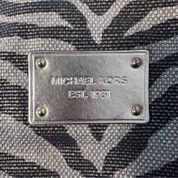 Micheal Kors Gold Shimmer Zebra Animal Print Tote Shoulder bag - Picture 7 of 12